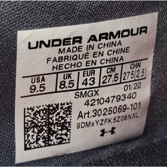 Under Armour UA HOVR Tour Spikeless Golf Shoes 3025069-101 main image 10